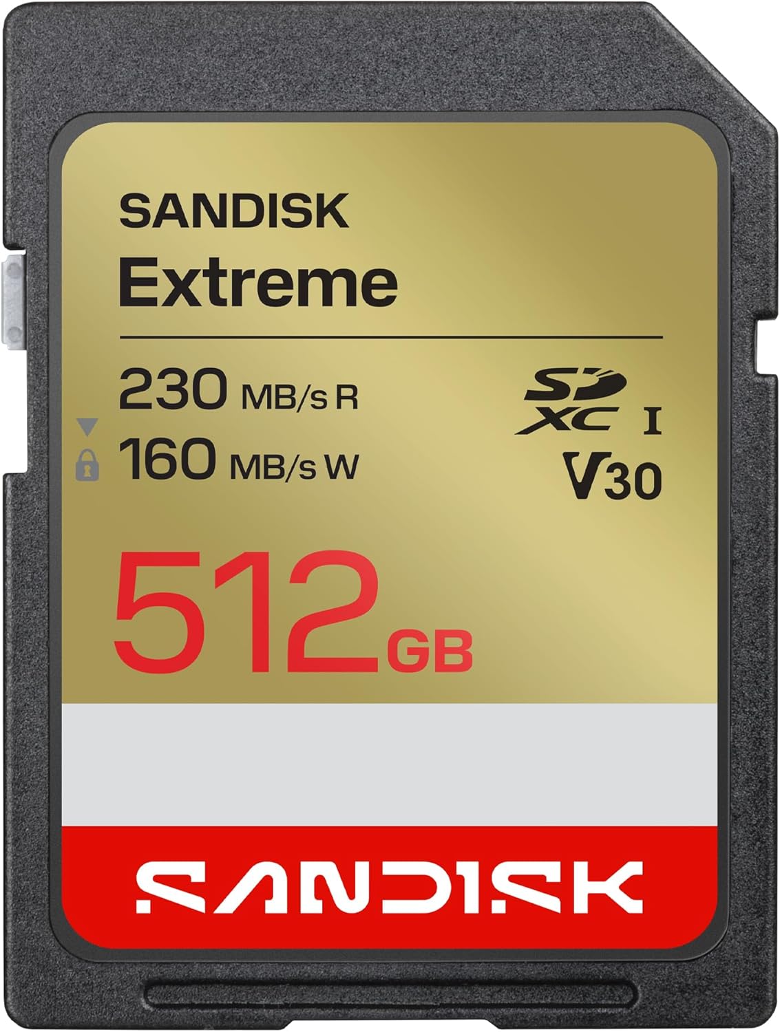 SanDisk - Extreme SDXC 230MB/s 512GB Storage Drives - UHS-I