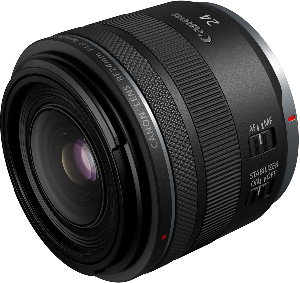 Canon - RF 24mm F1.8 Macro IS STM Camera Lenses - Black