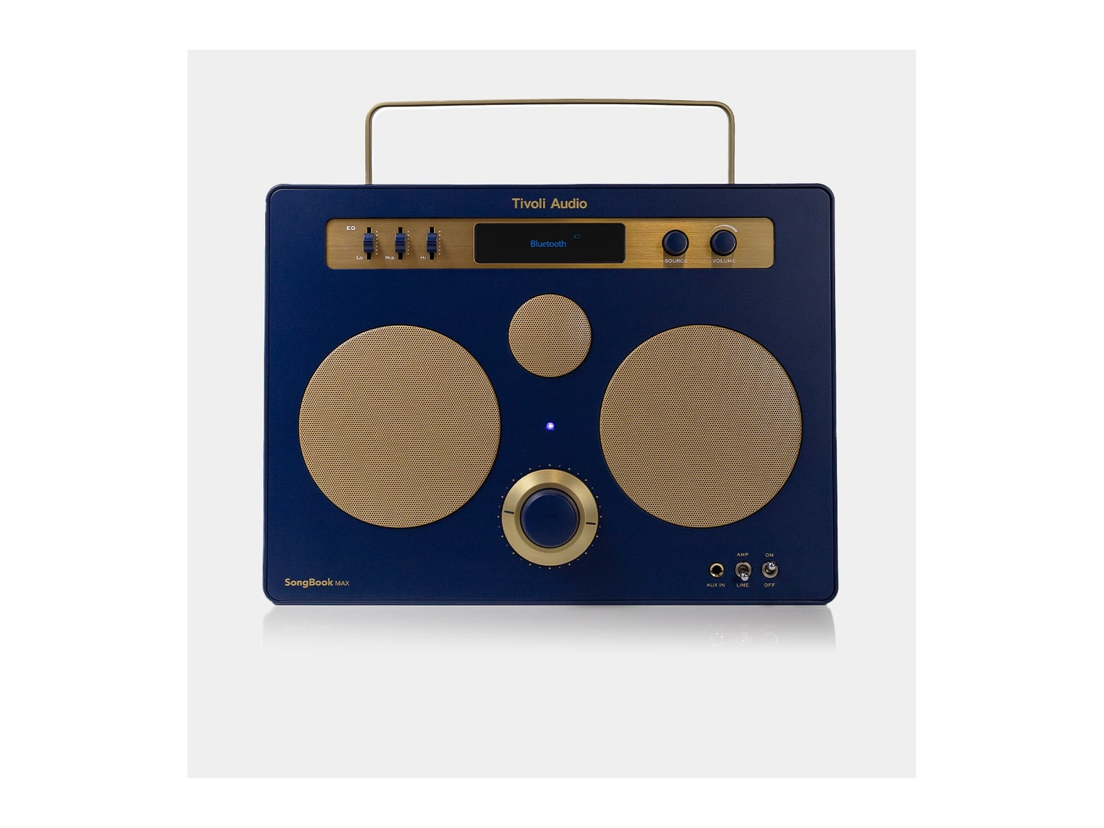Tivoli Audio - SongBook MAX Portable Speakers - Blue/Gold