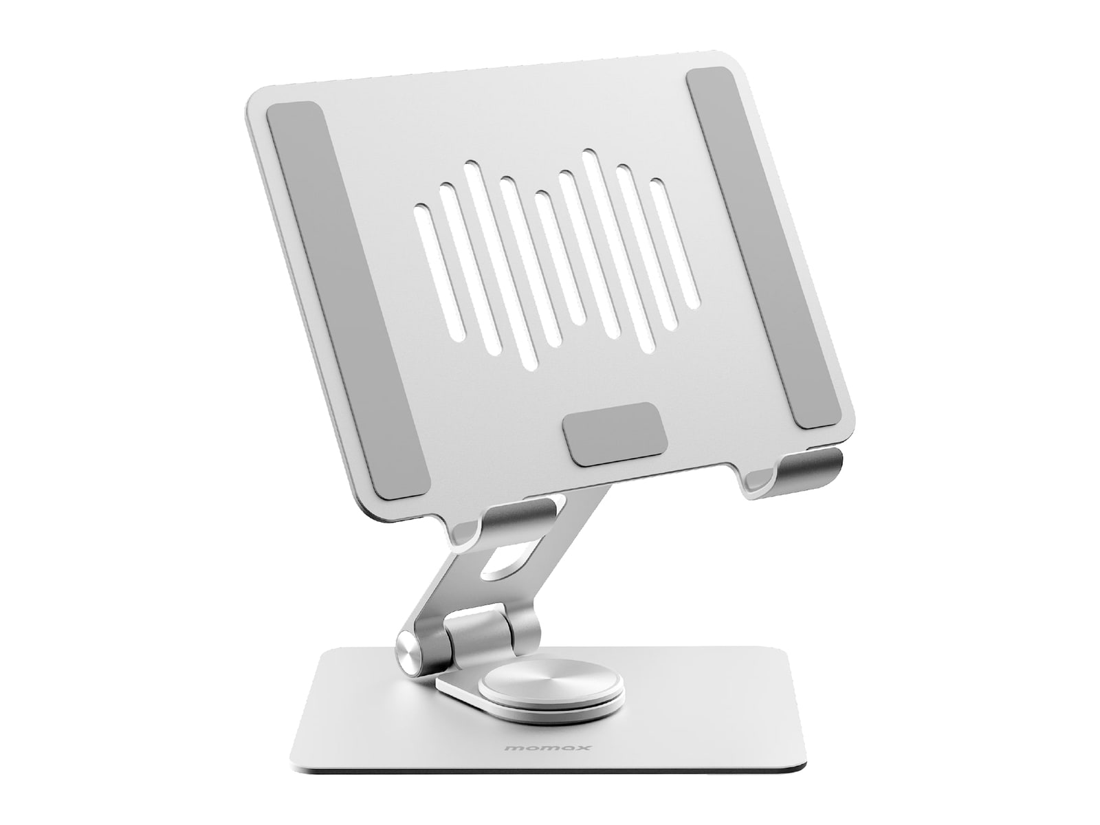 MOMAX - Fold Stand Rotating Tablet Stand - Silver