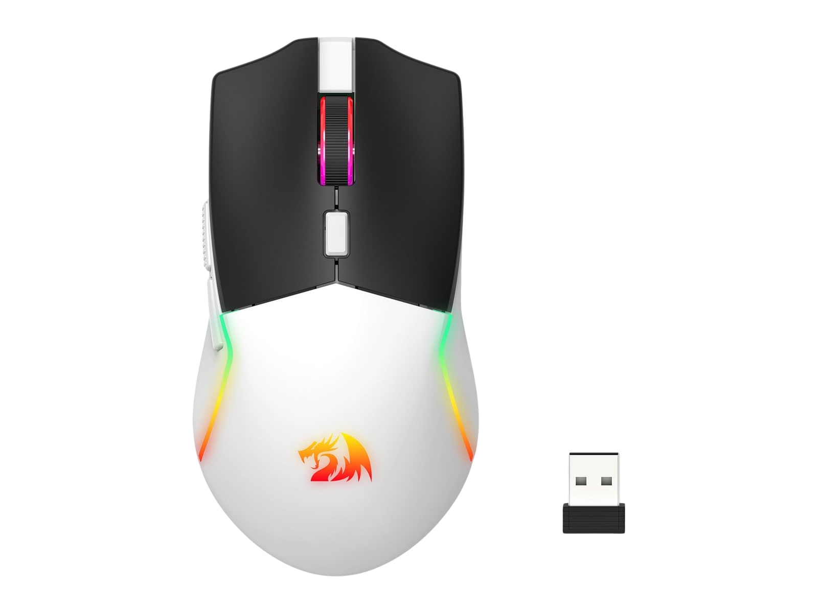 Redragon - NAGA M730 Mice - White & Black
