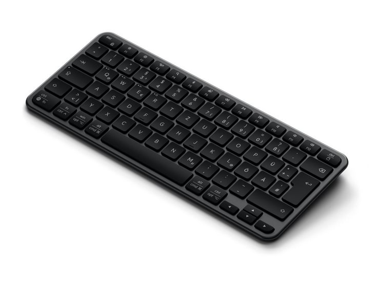 Satechi - Slim EX1 (German Layout) Wireless Keyboards - Space Black