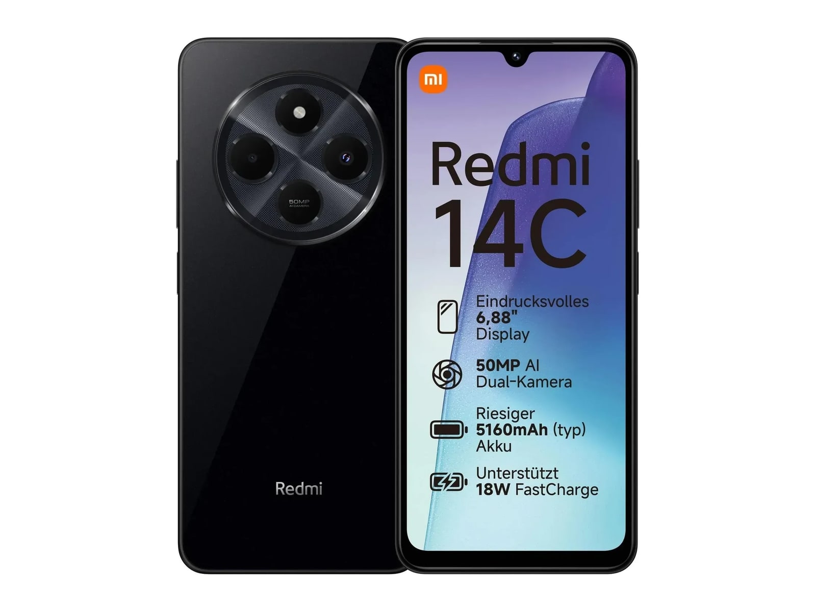Redmi - 14C 128 GB - Black