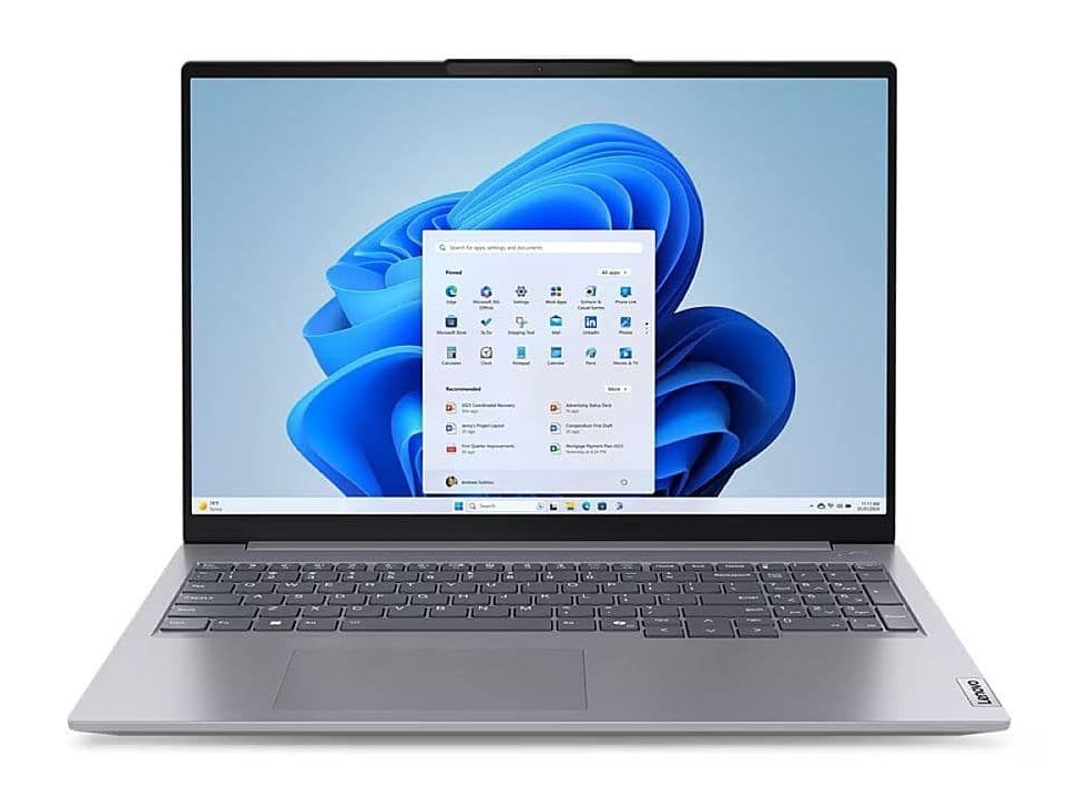 Lenovo - ThinkBook 16 G7 ARP 16" - AMD Ryzen 5 7535HS chip - 16GB Memory - 512GB SSD - Arctic Gray