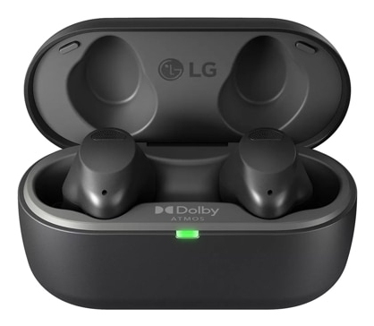 LG - TONE Free T80 Bluetooth True Wireless Earbuds - Black
