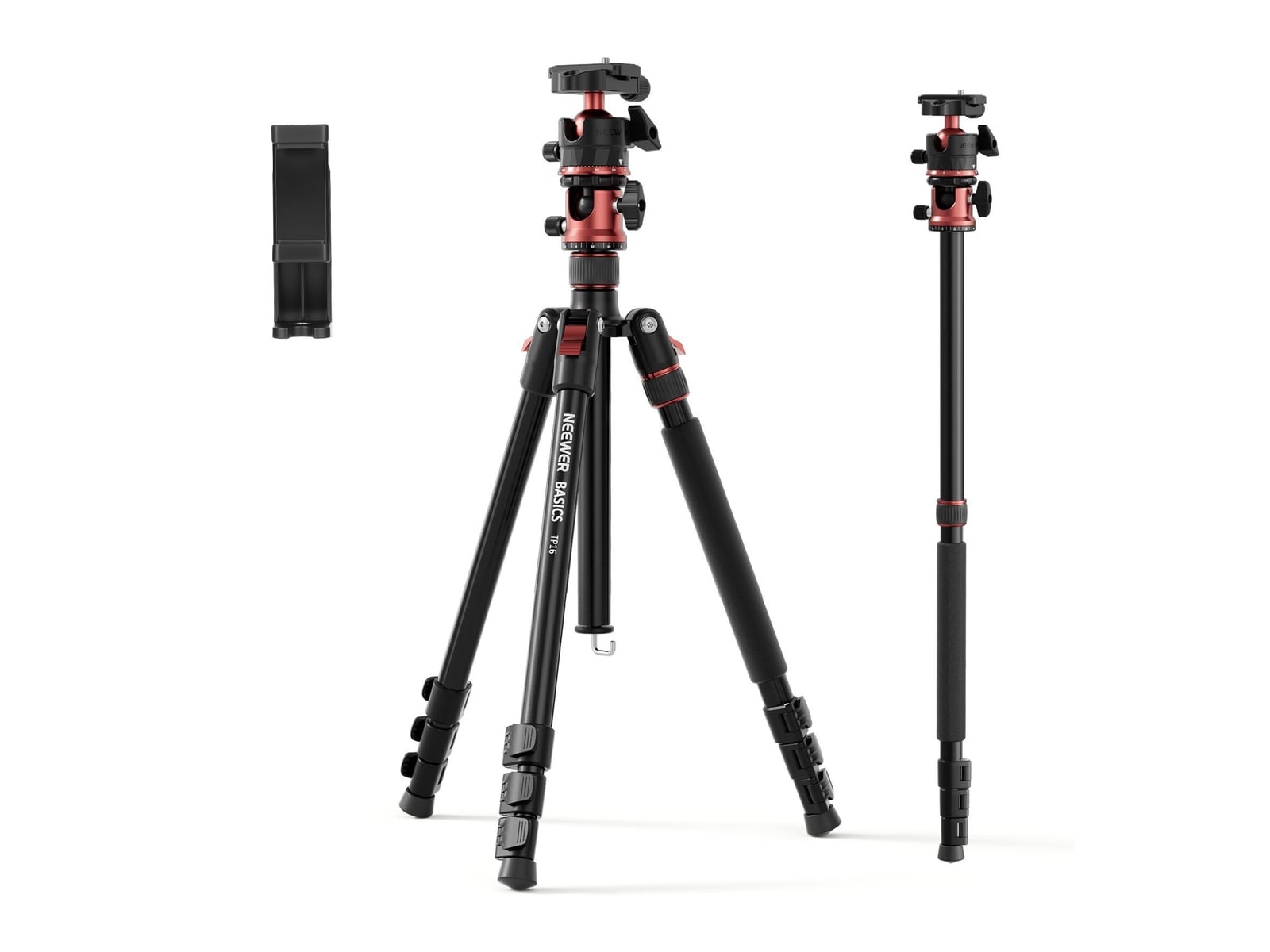 Neewer - BASICS TP16 70.9"/180cm Camera Tripod Monopod Camera Accessories
