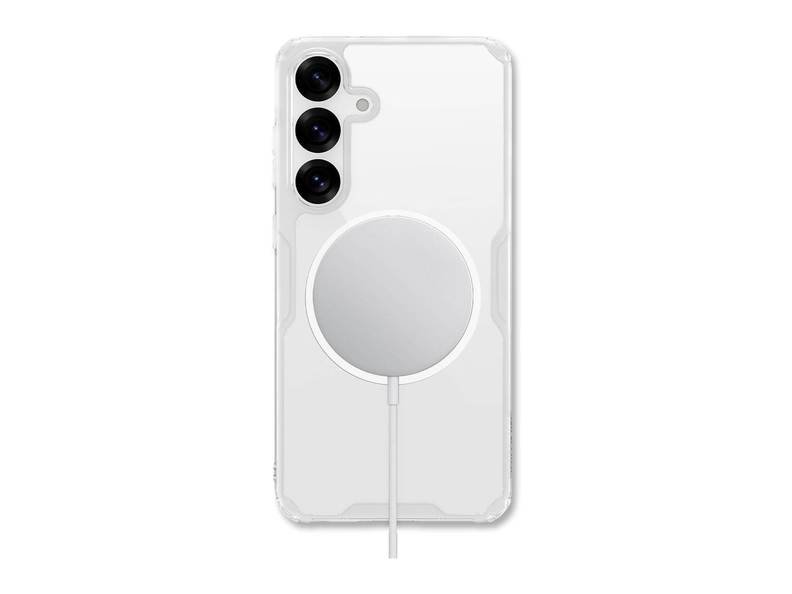 Nillkin - MagSafe Compatible Nature TPU Pro Case - Galaxy S25 Plus - White