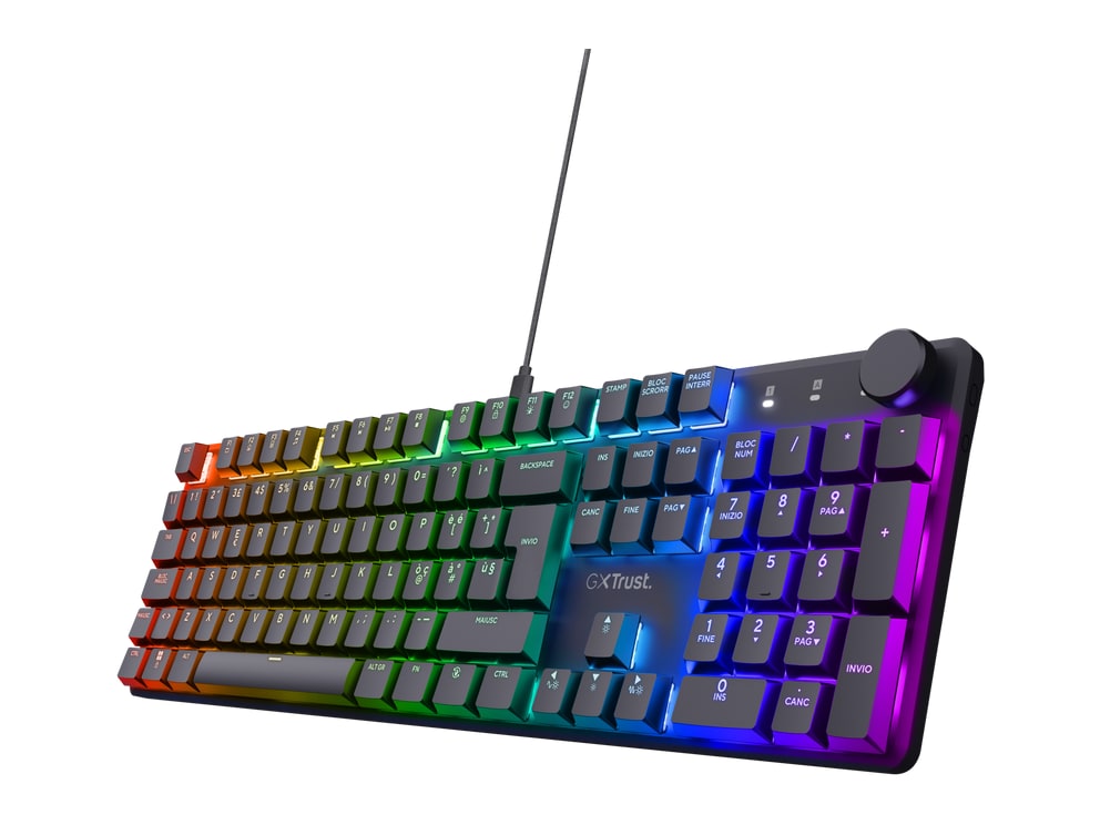 Trust - GXT 866 Torix (Italian Layout) Mechanical Keyboards - Black