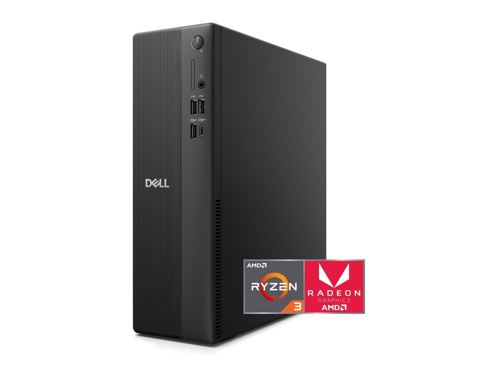 Dell - Slim Desktop DDS1265 - AMD Ryzen 100 Series 110 chip - 8GB Memory - 512GB SSD - Black