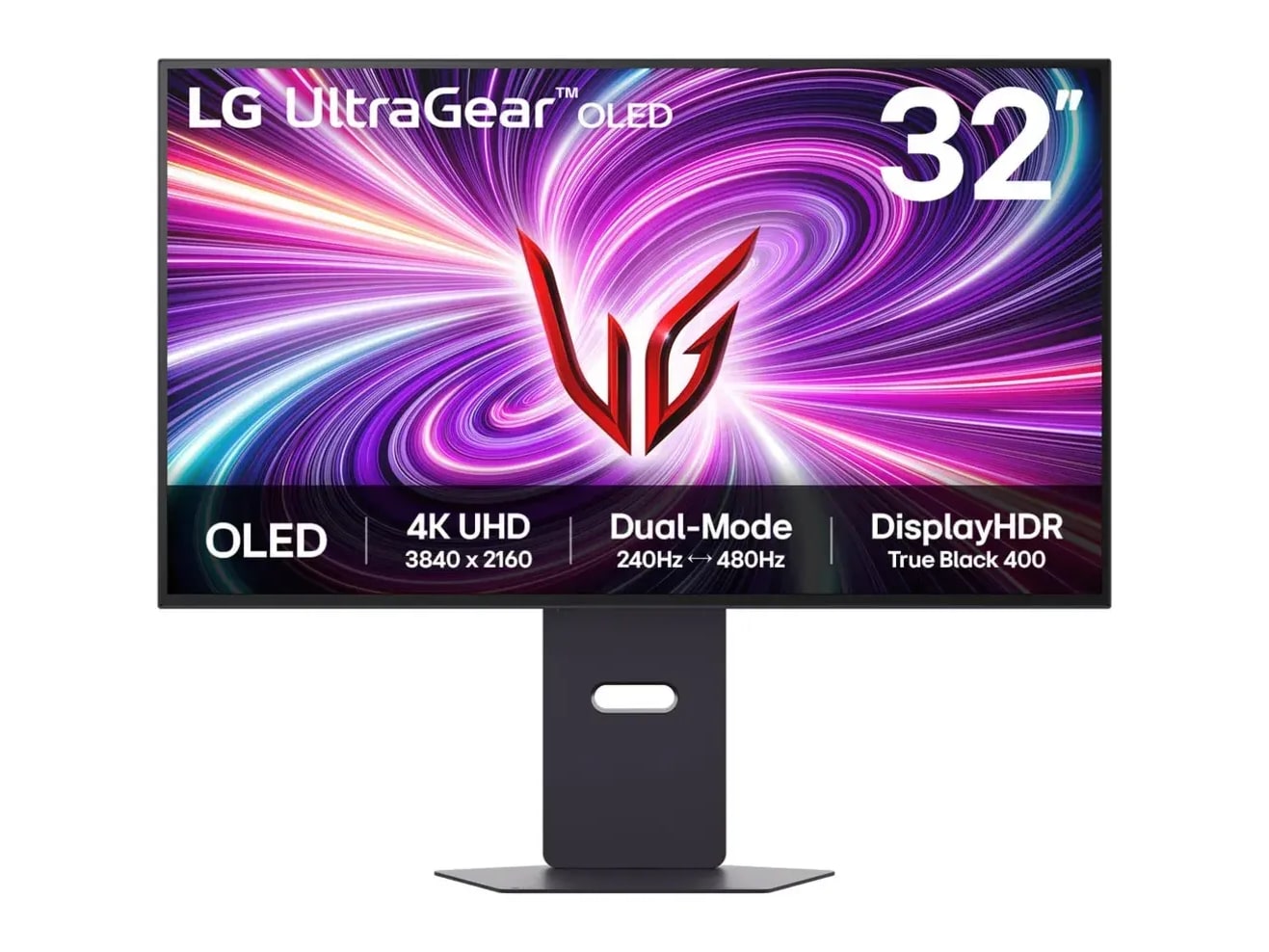 LG - 32" UltraGear 32GX870A-B 4K UHD 240Hz OLED Monitors - Black