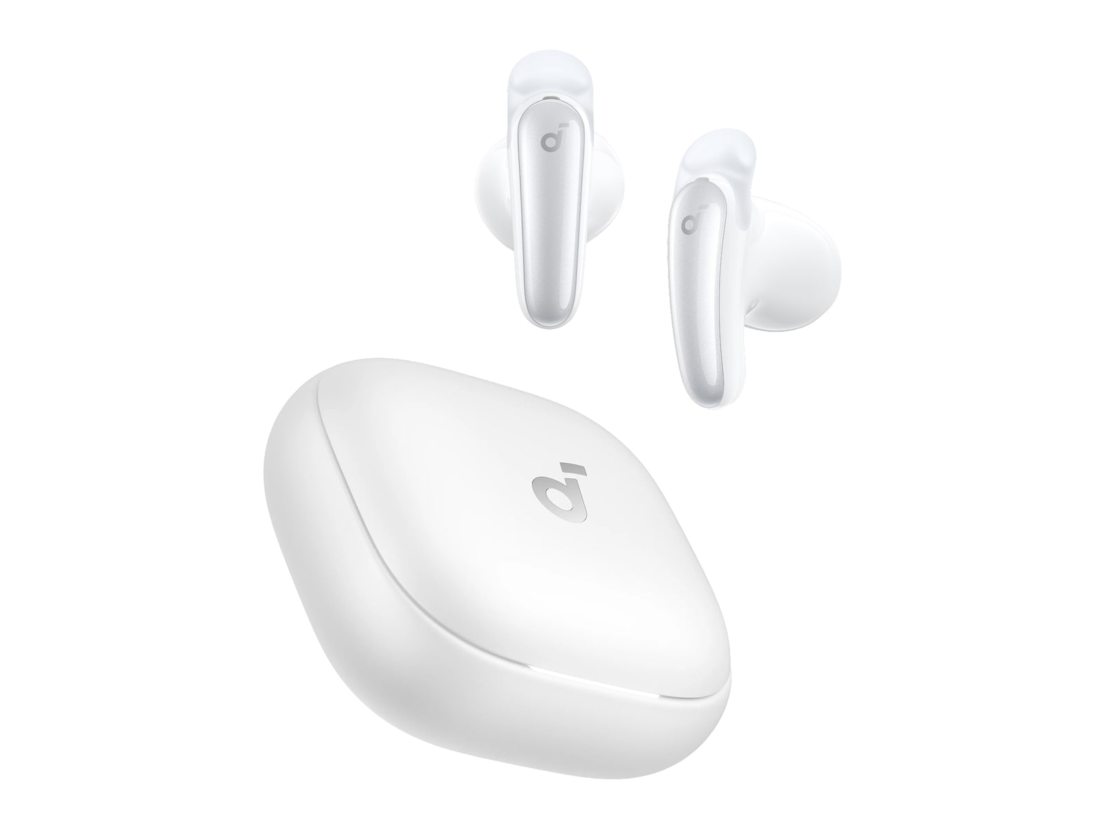 Soundcore - Liberty Buds Bluetooth True Wireless Earbuds - Pearl White