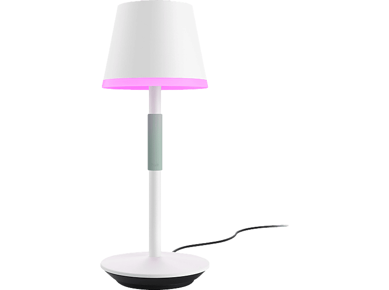 Philips Hue - White and Color Ambiance Go Portable Table Lamp Smart Lighting - White