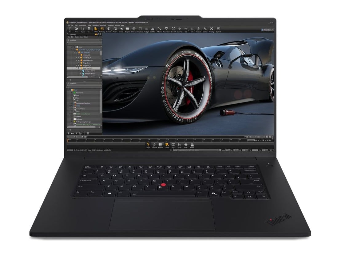 Lenovo - ThinkPad P1 Gen 7 16" - Intel Core Ultra 7 165H chip - 32GB Memory - 1TB SSD - Black