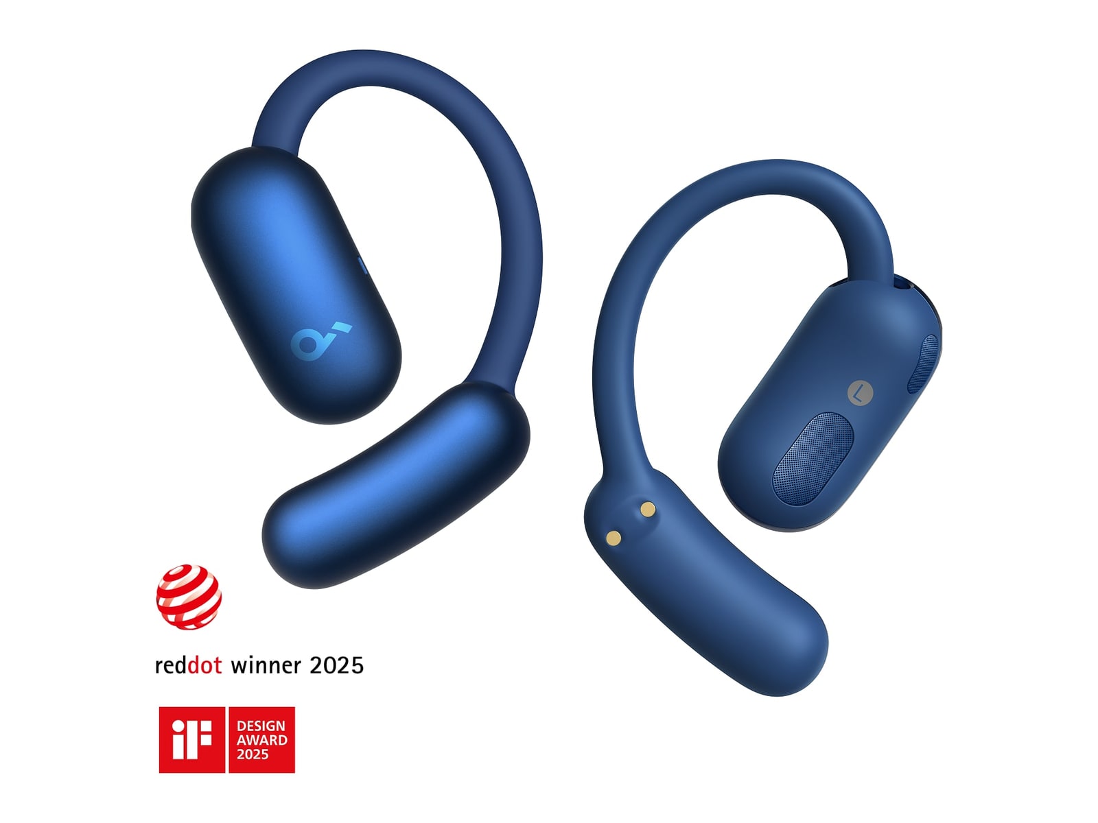 Soundcore - AeroFit 2 Bluetooth True Wireless Earbuds - Midnight Blue