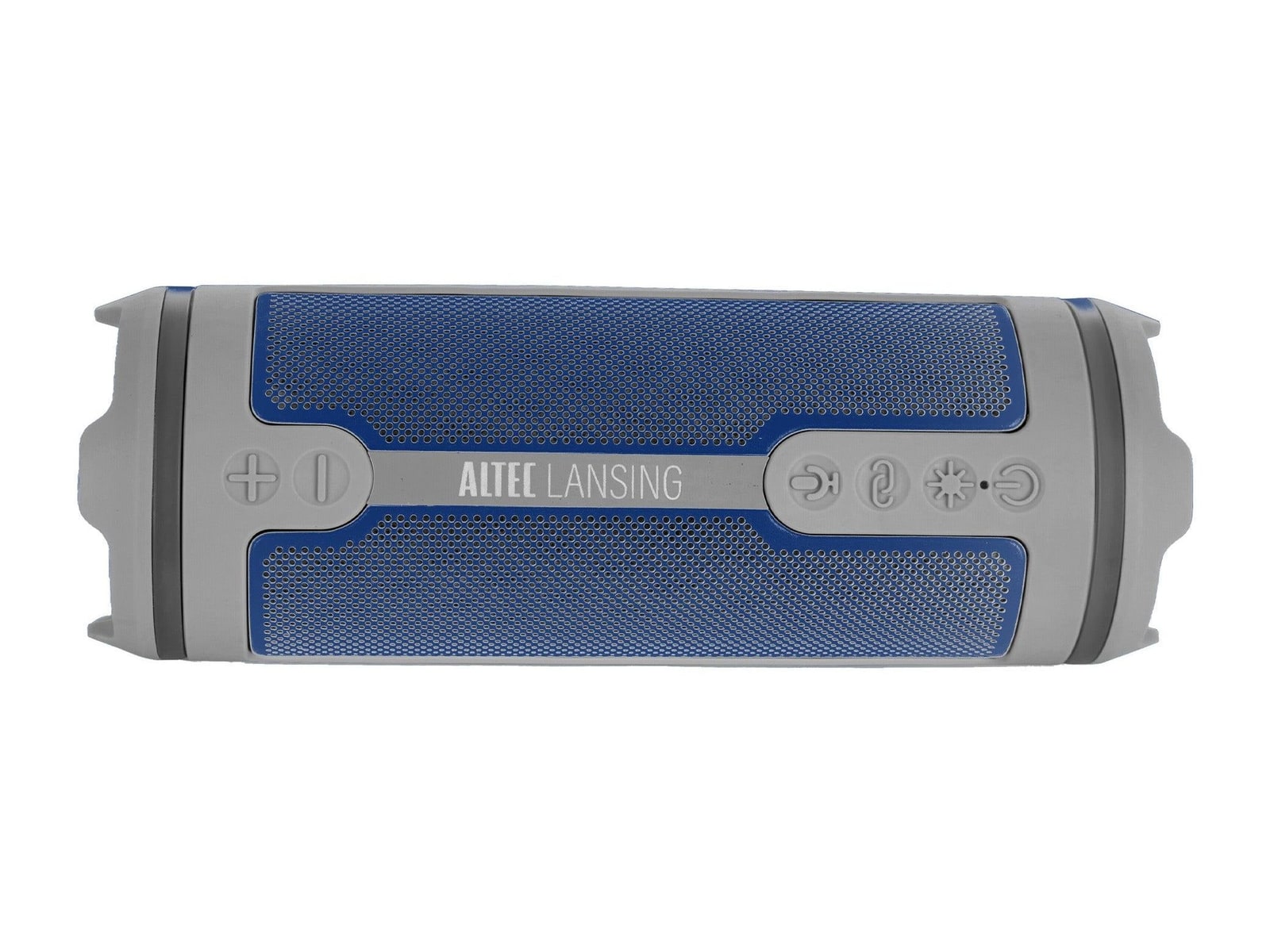 Altec Lansing - HydraMotion 2.0 Bluetooth Portable Speakers - Light Gray/Royal Blue