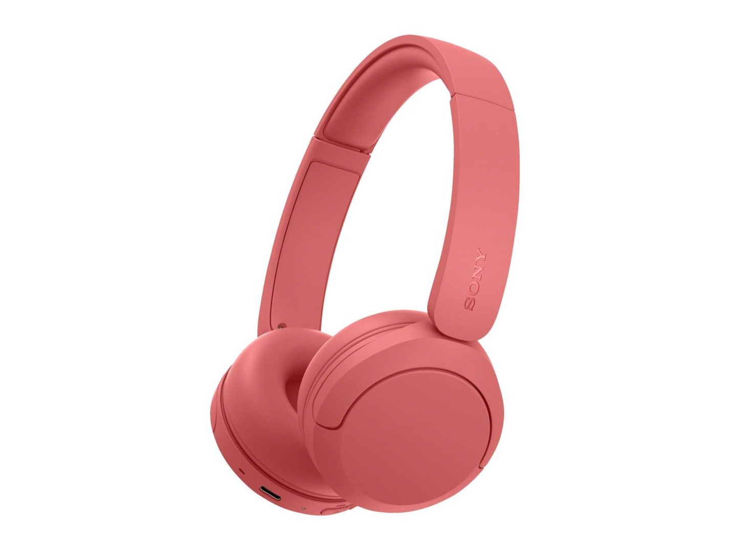 Sony - WH-CH535 Bluetooth On-Ear Headphones - Coral