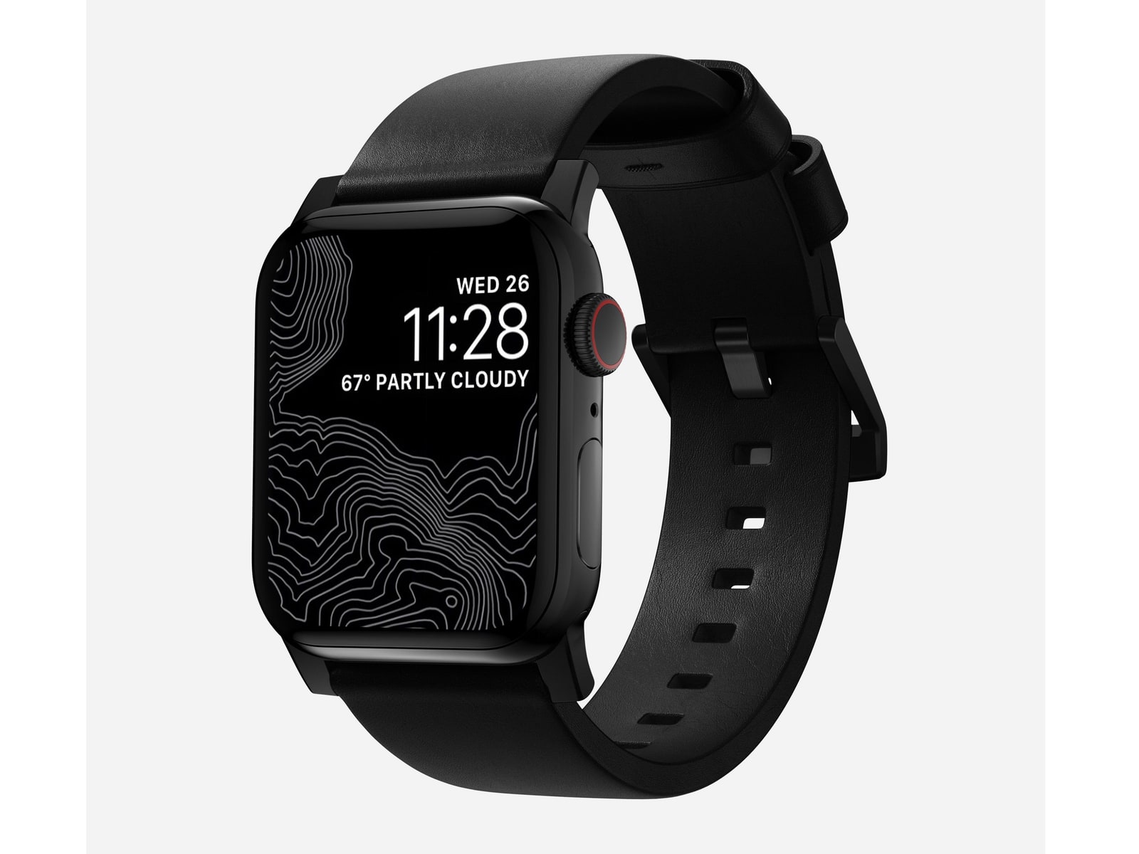 Nomad - Modern Band - 41mm/42mm Watch Bands - Black Hardware - Black