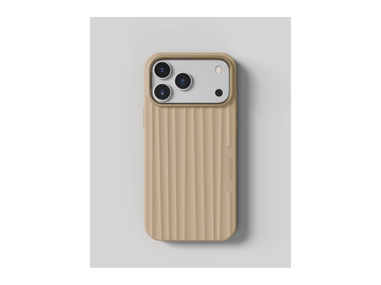 Nudient - Bold Case with MagSafe for iPhone 18 Pro Max - Wool Beige