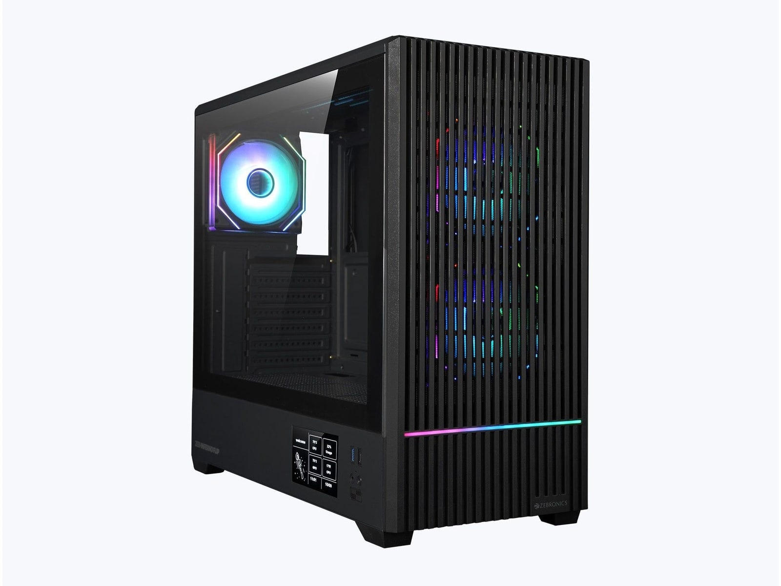 Zebronics - Zeb Inferno Flip Computer Cases