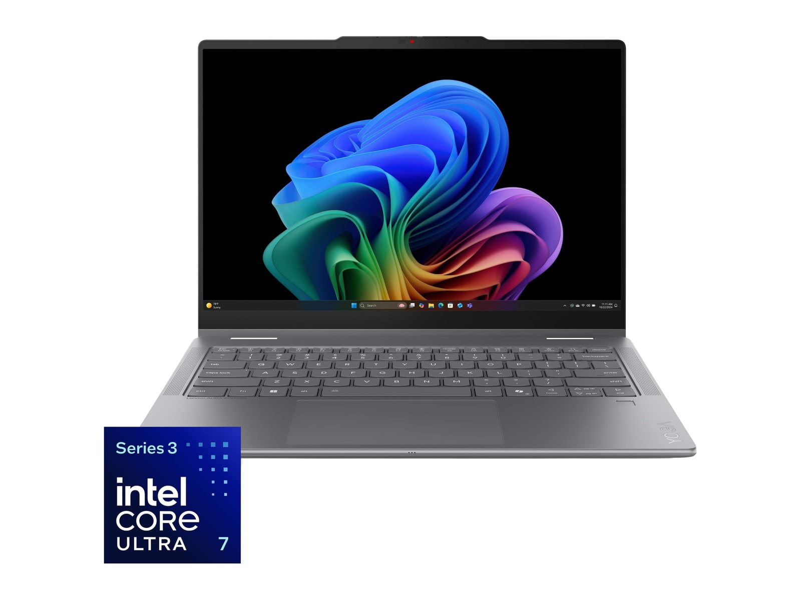 Lenovo - Yoga 7i 83TC003XUS 14" - Intel Core Ultra 7 355 chip - 24GB Memory - 512GB SSD - Luna Grey