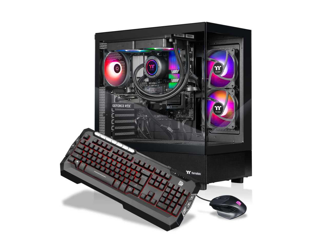 Thermaltake - View 5860T-270 - AMD Ryzen 7 5800X3D chip - 32GB Memory - 1TB SSD - Black