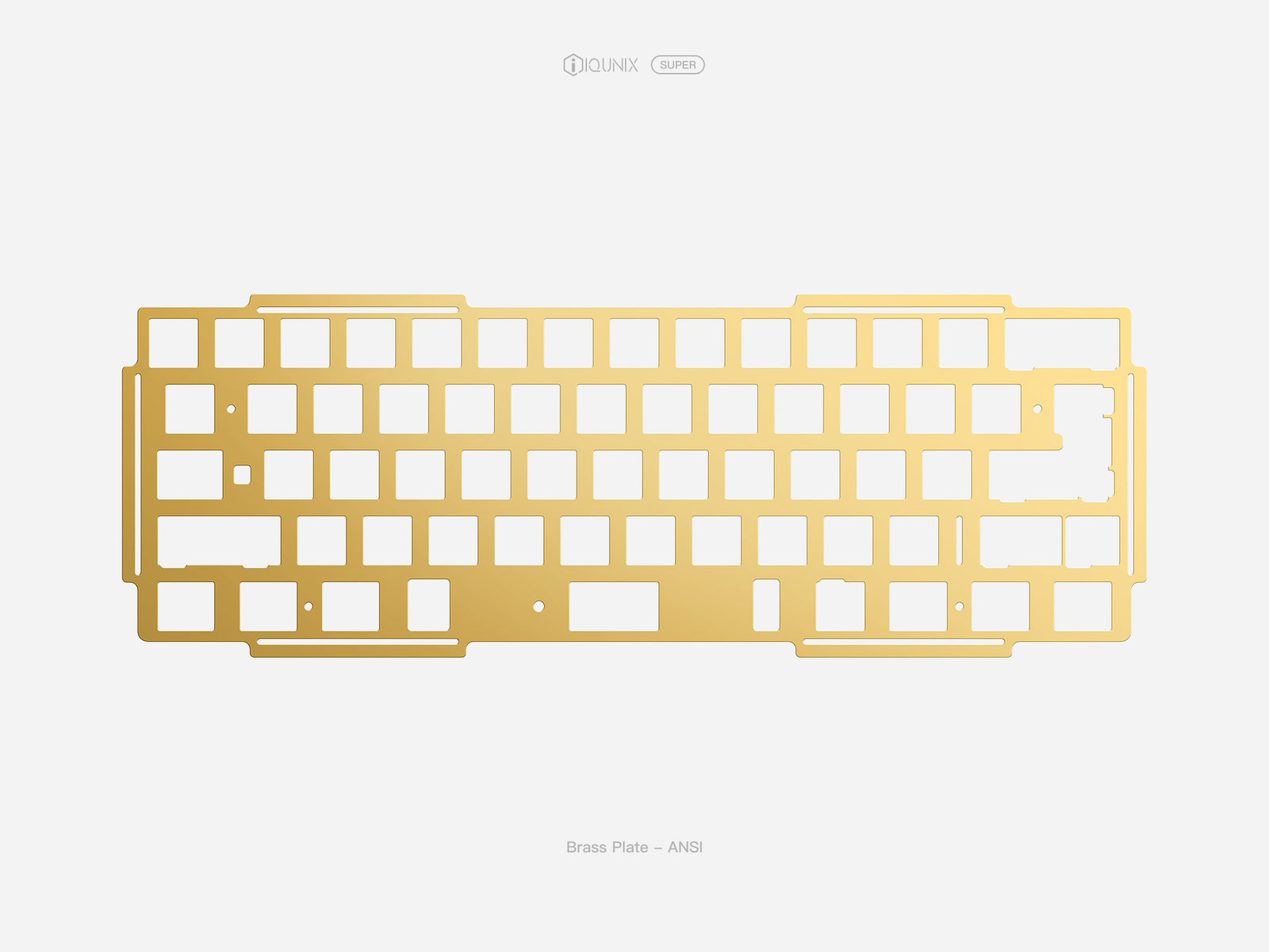 IQUNIX - Tilly 60 Wired Brass Plate
