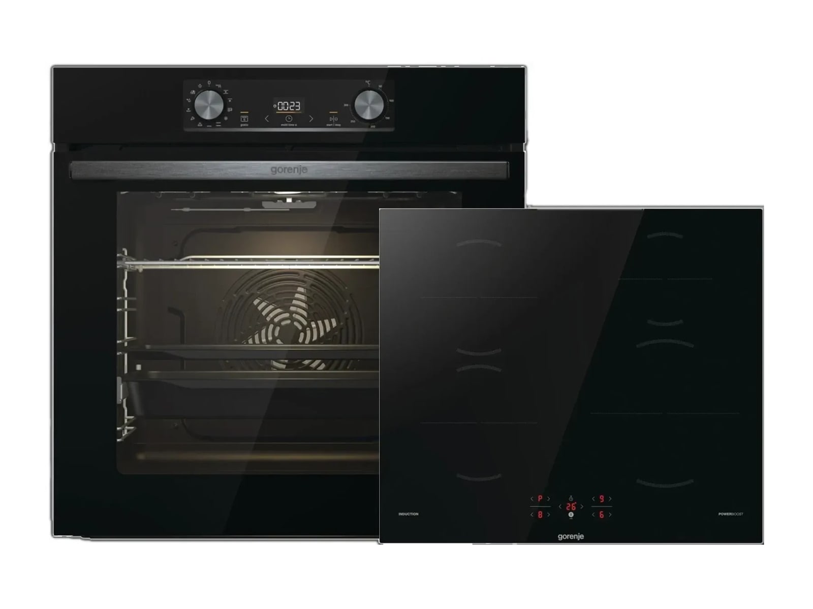 Gorenje - Black Induction Set 2 Ovens & Ranges