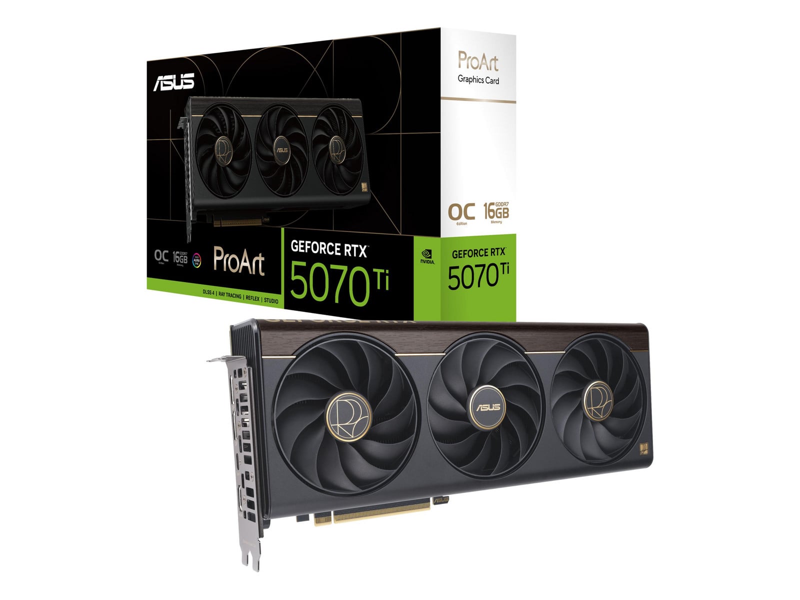ASUS - ProArt RTX 5070 Ti OC 16GB Graphics Cards - PCI Express 5.0 x16
