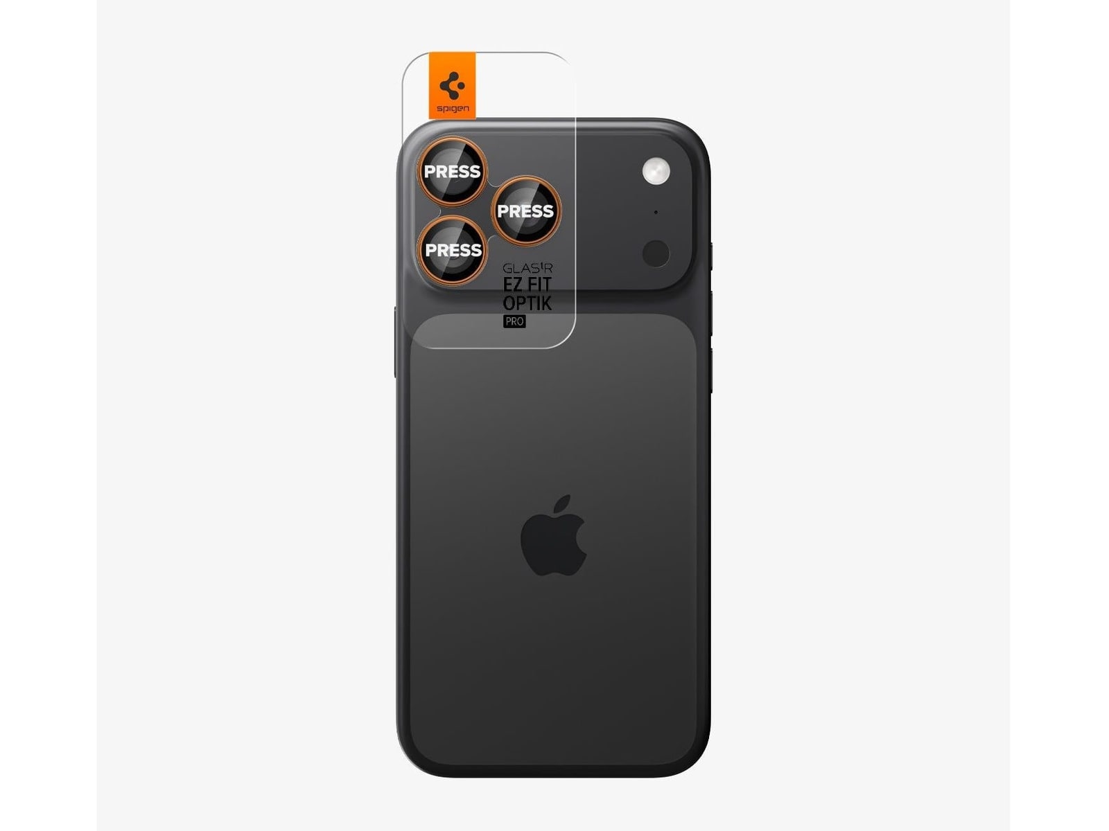 Spigen - Optik Pro EZ Fit Lens Protector - iPhone 17 Pro Max - Orange