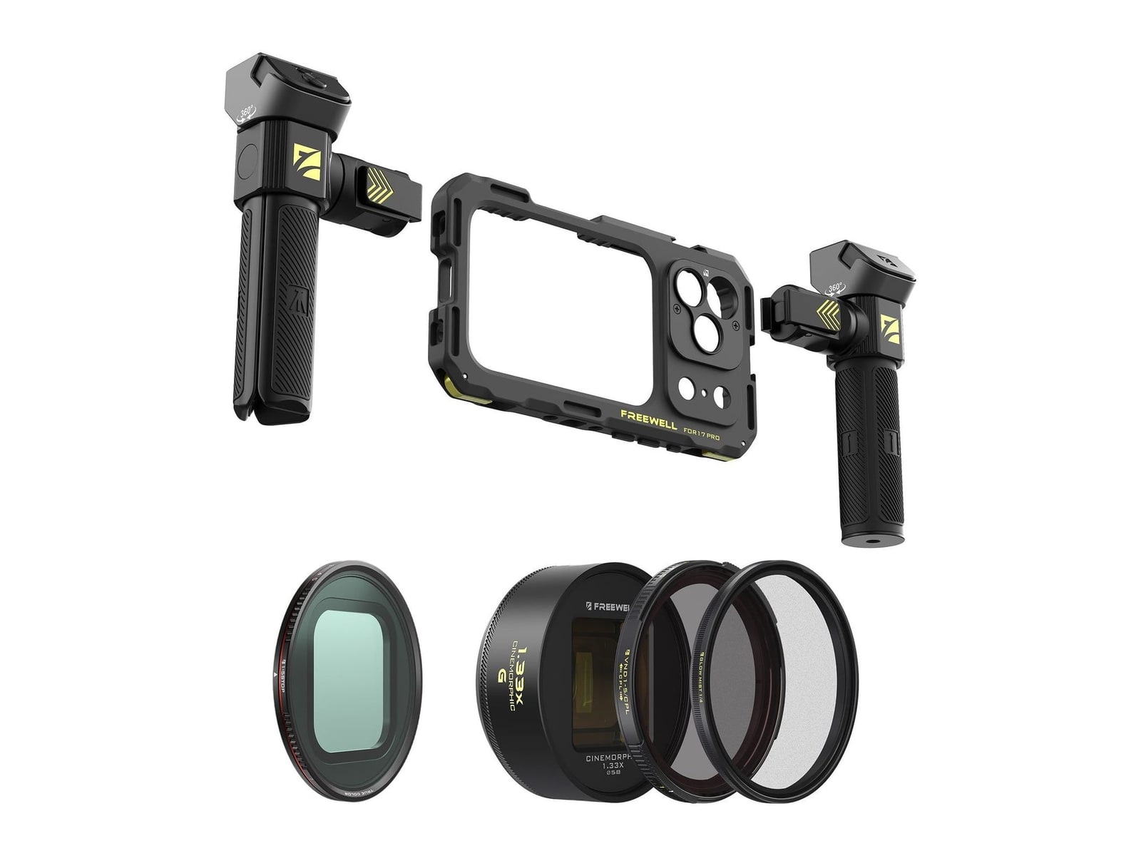 Freewell - iPhone Genius Rig Cine Kit iPhone 17 Pro / Gold Camera Accessories - Gold