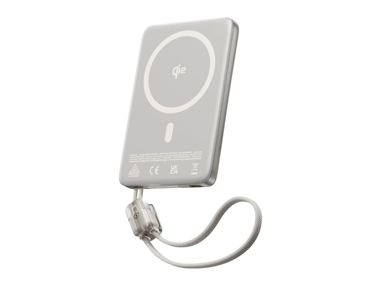 Baseus - PicoGo AM41 Magnetic with Built-in Cable 10000 mAh Titanium Power Banks