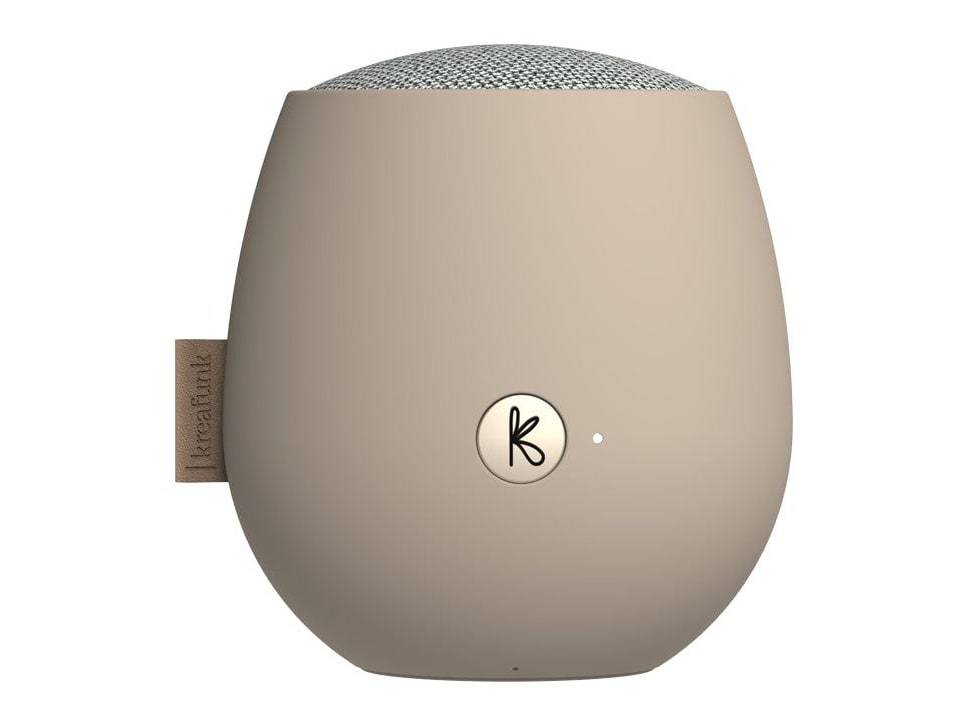 KREAFUNK - aJAZZ 2 Portable Speakers - Ivory Sand