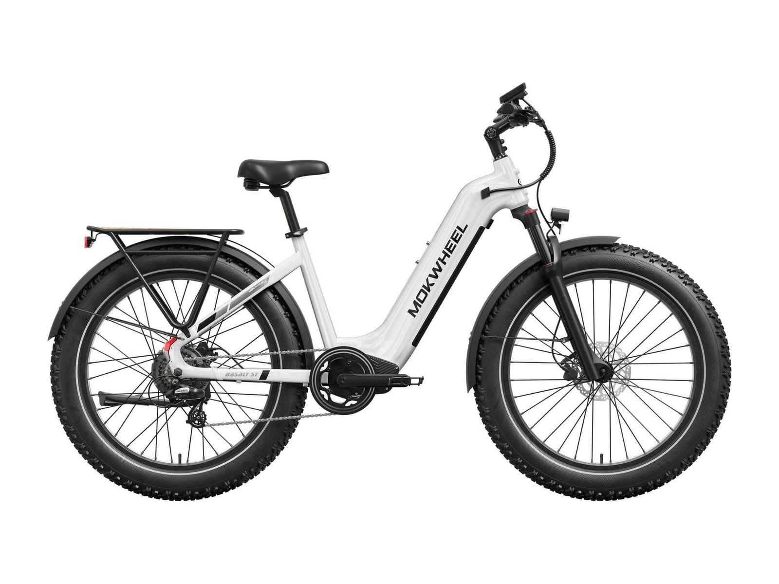 Mokwheel - Basalt ST 2.0 Large White Electric Bikes