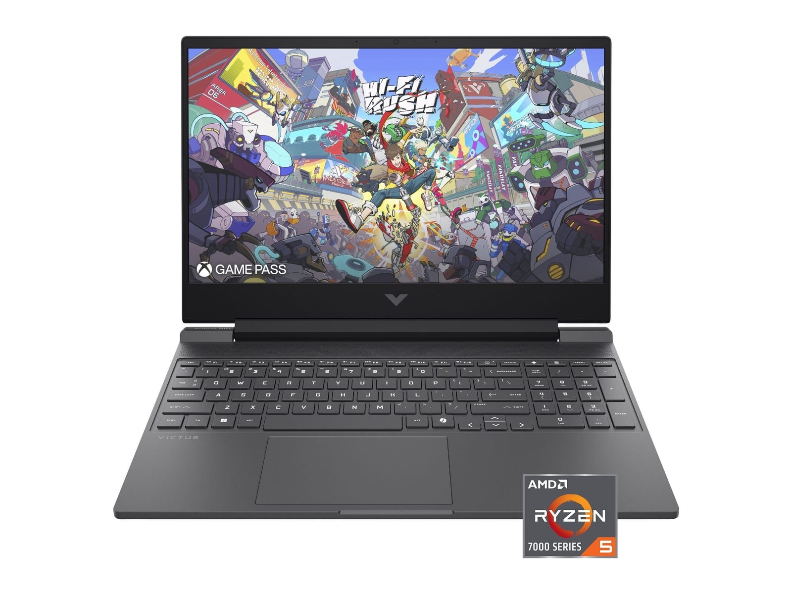 HP - Victus 15-fb3113dx 15.6" - AMD Ryzen 5 7535HS chip - 8GB Memory - 512GB SSD - Mica Silver