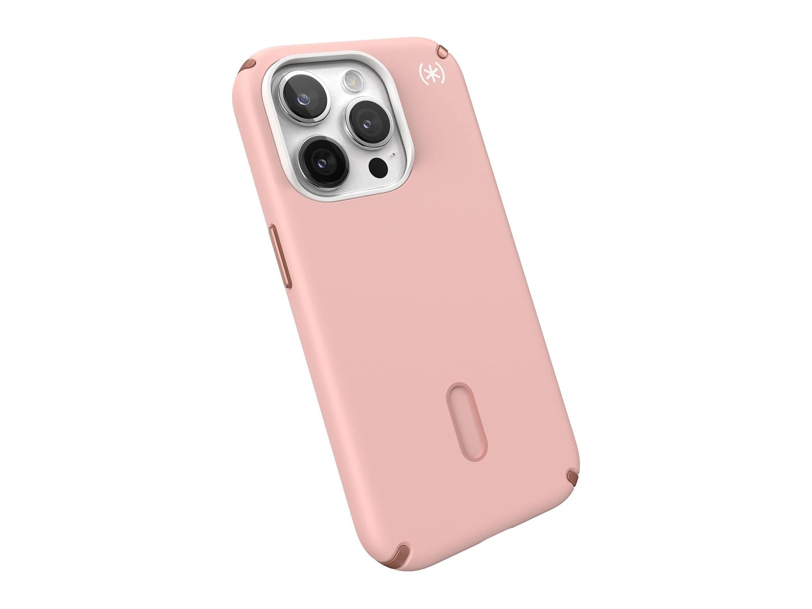 Speck - Presidio2 Pro MagSafe with ClickLock - iPhone 15 Pro - Dahlia Pink/Rose Copper