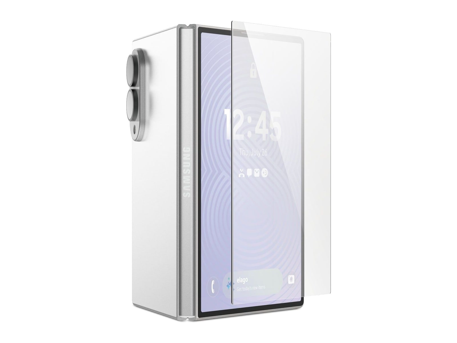 elago - Tempered Glass + Screen Protector (1 Pc) - Galaxy Z Fold 8