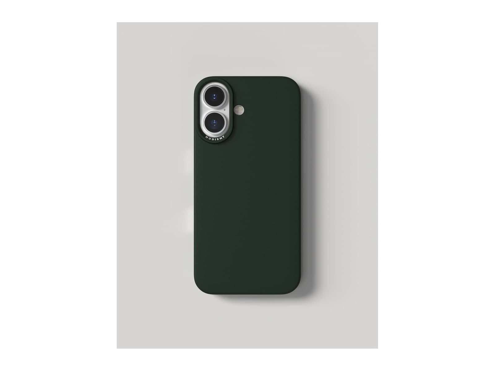 Nudient - Thin Case without MagSafe for iPhone 16 - Moss Green