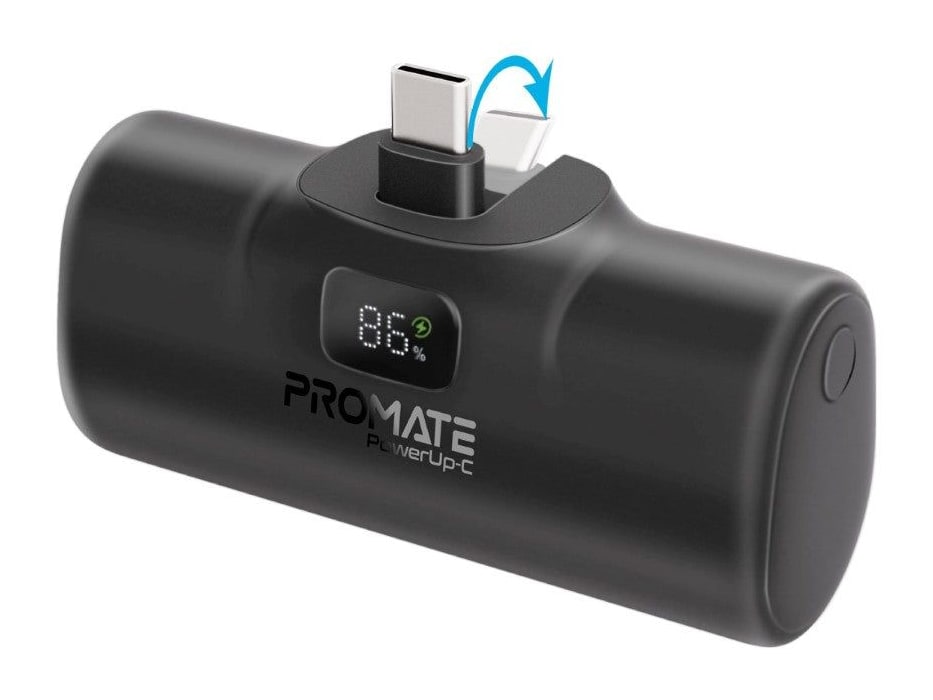 Promate - PowerUp-C Black Power Banks