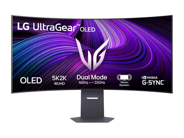 LG - 44.5" 45GX950A-B 5K2K 165Hz Curved Monitors