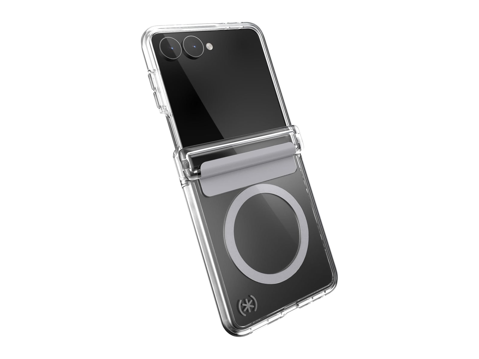 Speck - Presidio Perfect-Clear Fold Magnet - Galaxy Z Flip8 - Clear