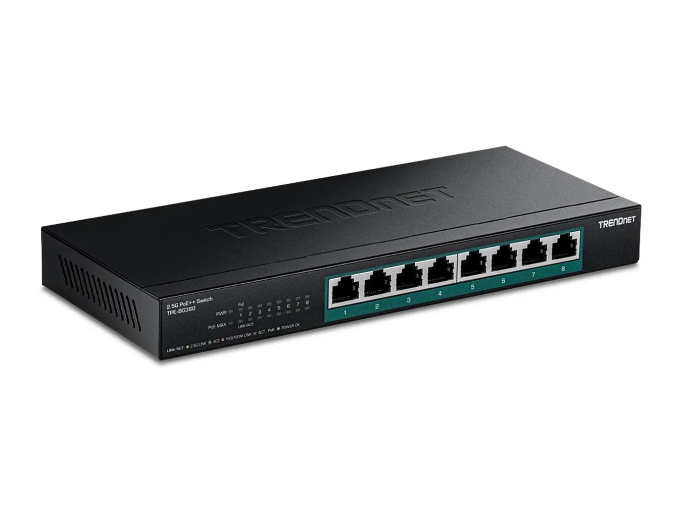TRENDnet - TPE-BG380 8-Port 2.5G PoE++ Smart PoE Switches