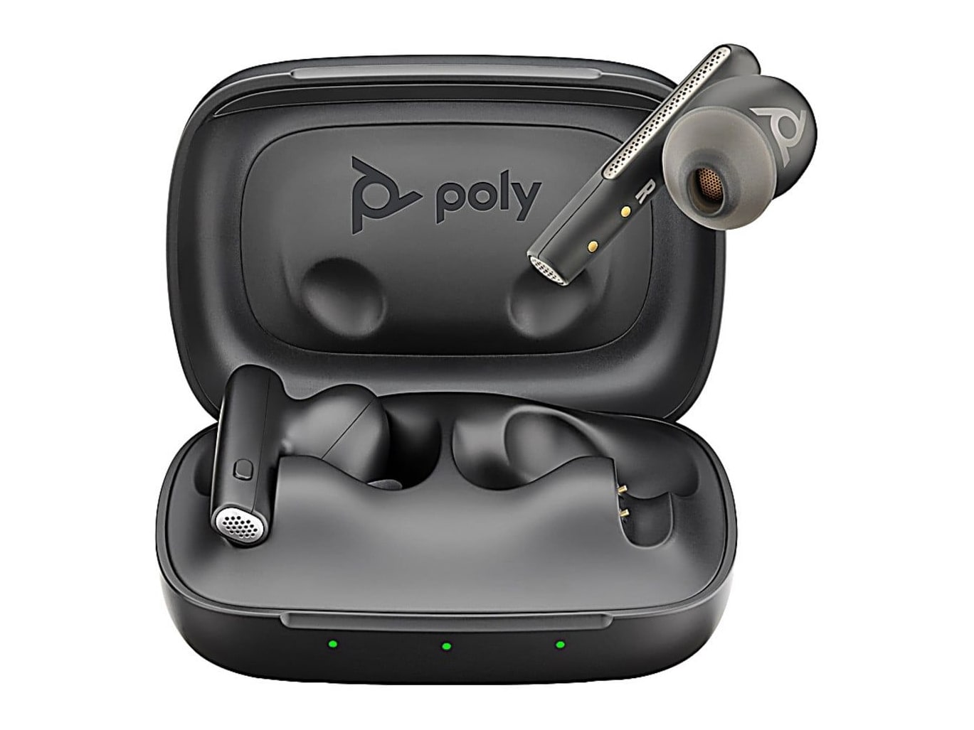 Poly - Voyager Free 60 UC Bluetooth True Wireless Earbuds - Black
