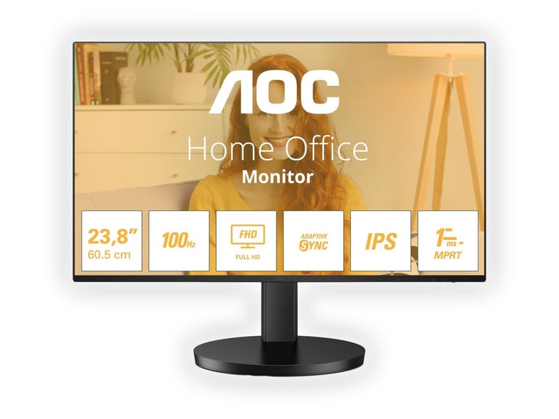 AOC - 23.8" 24B3HA2 Full HD 100Hz Professional Monitors (EU)