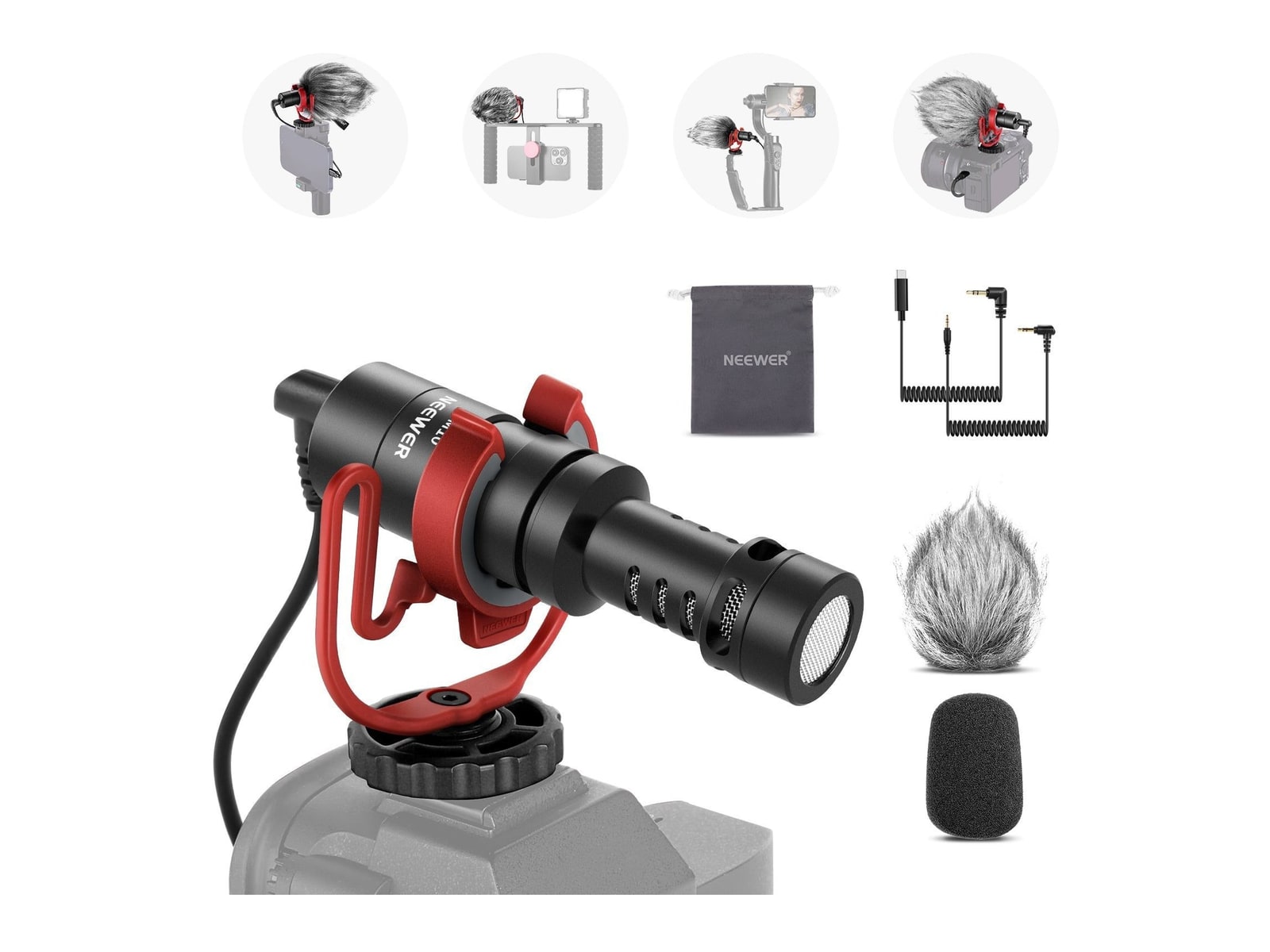 Neewer - VM10 Plug & Play Vlog Microphone Microphones