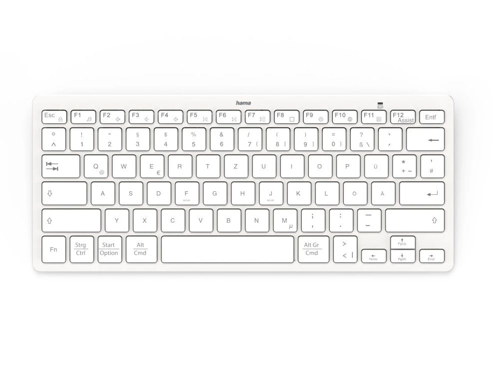 Hama - Travel 400 Wireless Keyboards - Grey, White