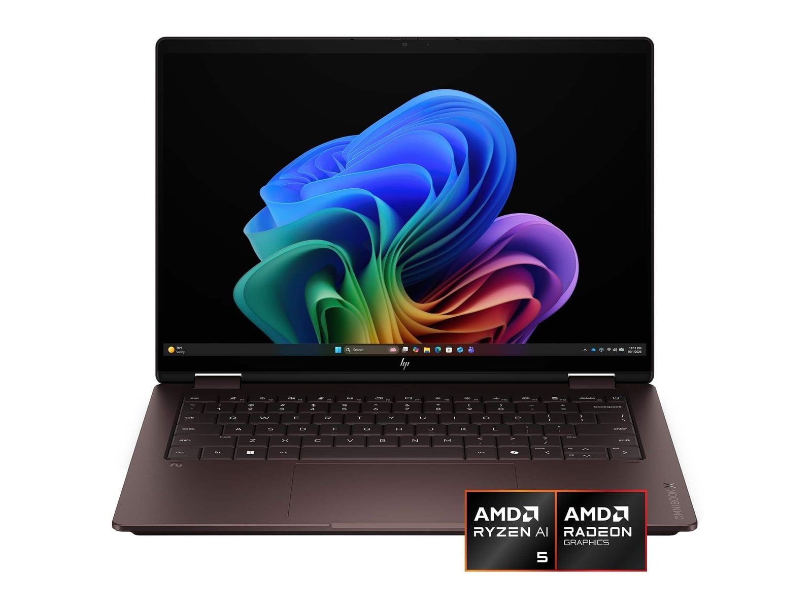 HP - OmniBook X Flip 14-KC0013DX 14" - AMD Ryzen AI 5 430 chip - 16GB Memory - 512GB SSD - Deep Espresso