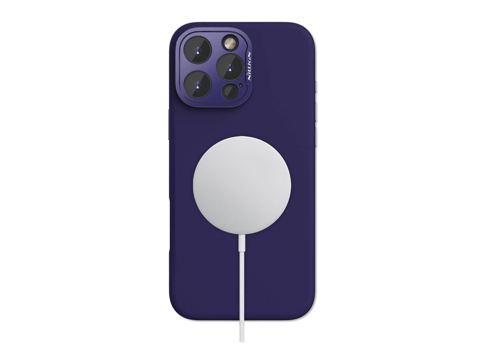 Nillkin - MagSafe Compatible Lens Wing Case - iPhone 16 Pro Max - Dark Night Purple