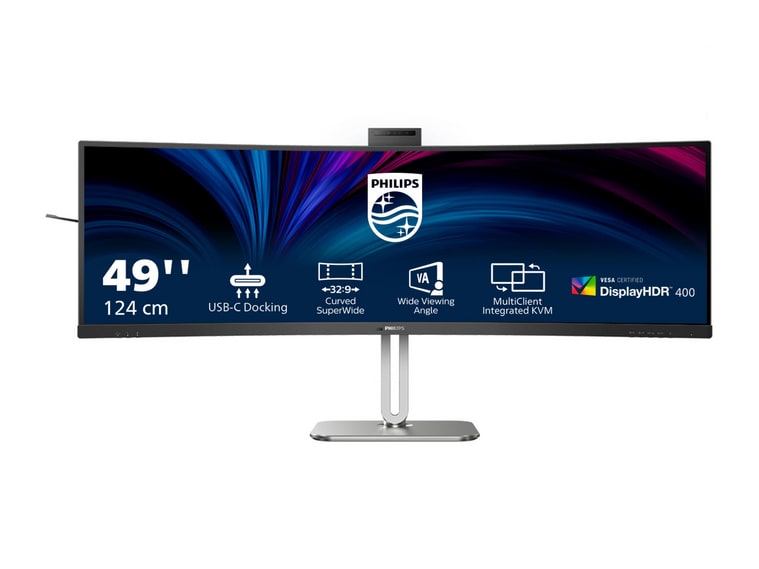 Philips - 48.8" 49B2U5900CH DQHD 75Hz Curved Monitors (EU)