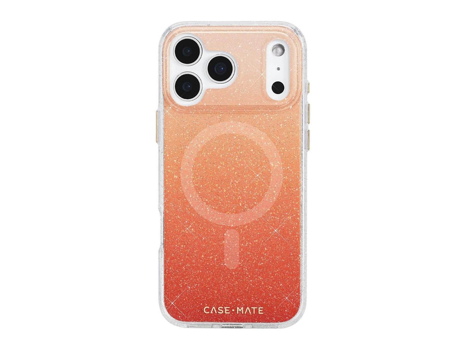 Case-Mate - Sheer Twinkle Orange Ombré MagSafe - iPhone 17 Pro Max