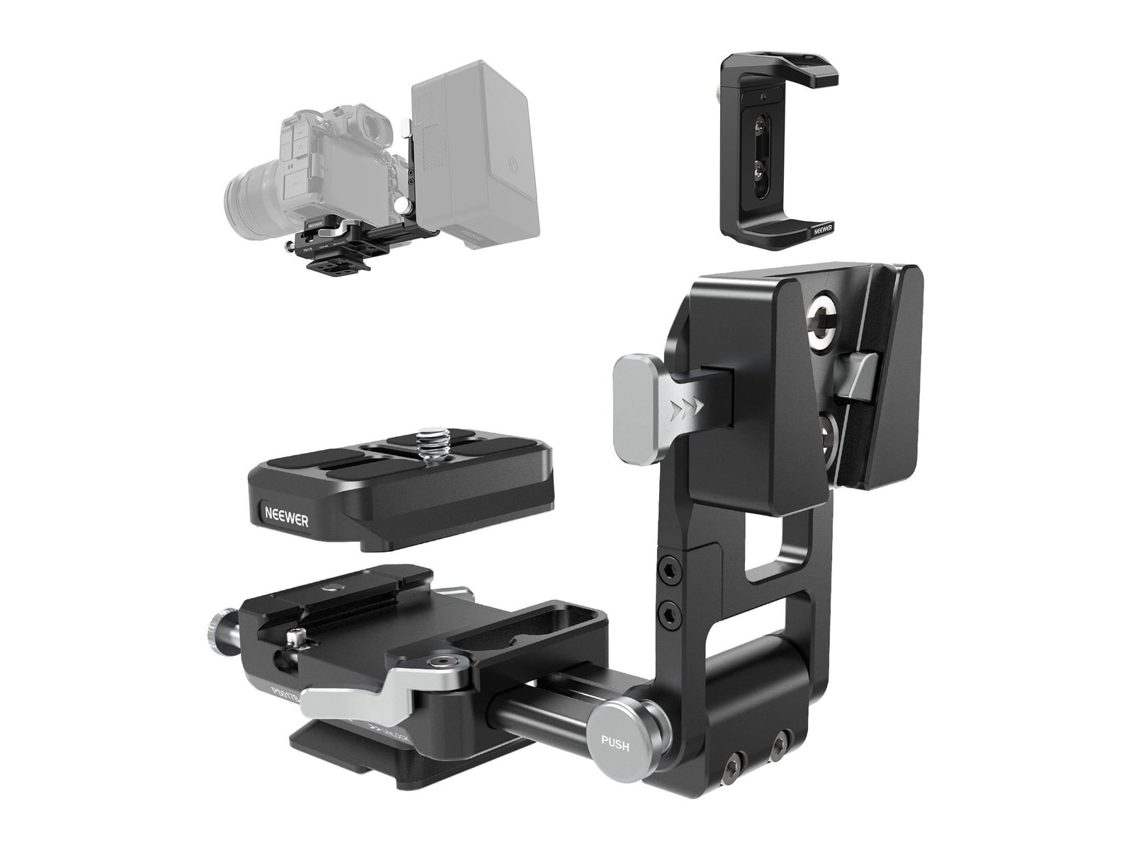 Neewer - PS017B V Mount Battery Plate Camera Batteries